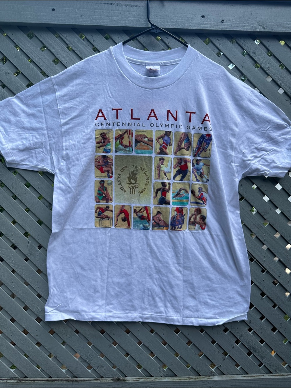Vintage 1996 Atlanta Olympics shirt 
Centennial Olympic Games